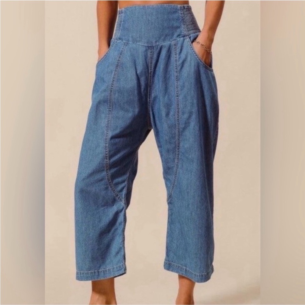 We The Free pull on harem jeans